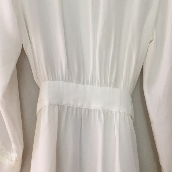 Morgan Taylor Sheer White Robe - Picture 6 of 10